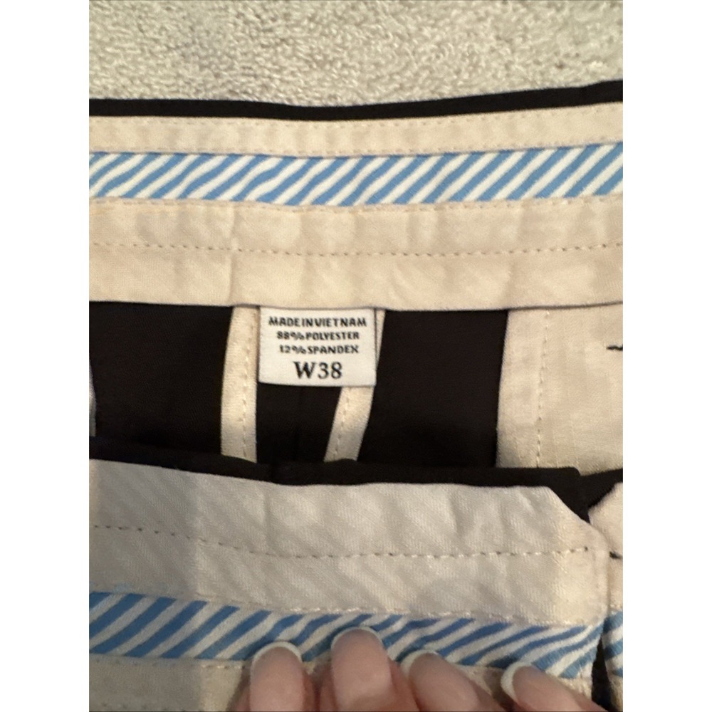 FootJoy Performance Golf Shorts Black Men's Size 38 Flat Front 24201 NWOT - Picture 2 of 14